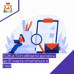 тсж, ТСН и иные товарищества собственников области должны до 31 марта отчитаться в ГЖИ - фото - 1