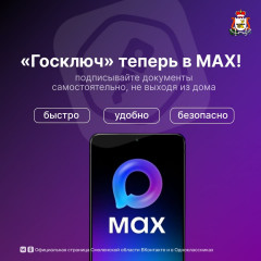 «госключ» теперь в MAX - фото - 1